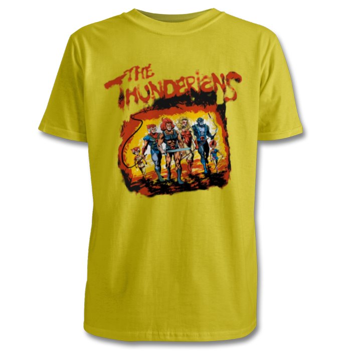 Thundercats & The Warriors - The Thundarians T-shirt