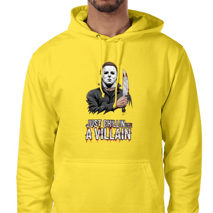 Halloween - Chilling Like A Villain Pocket Hoodie