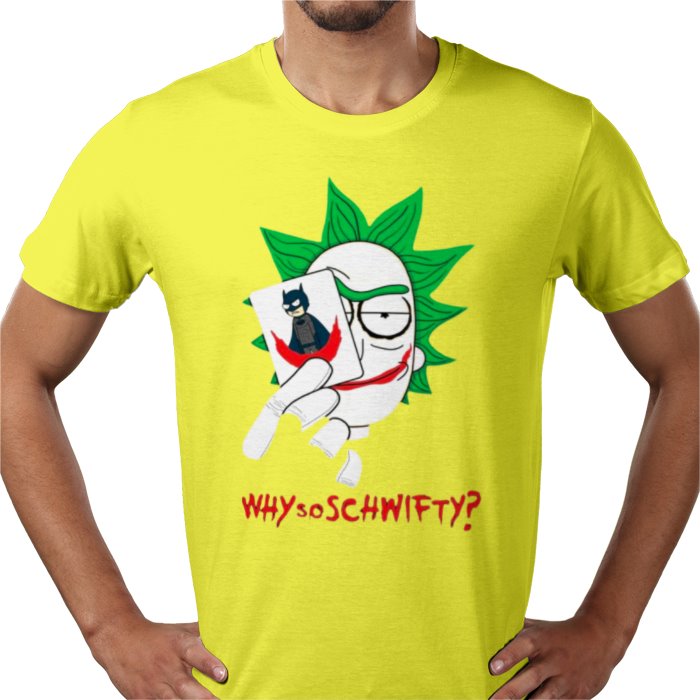 Rick & Morty & Batman - Why So Schwifty T-shirt