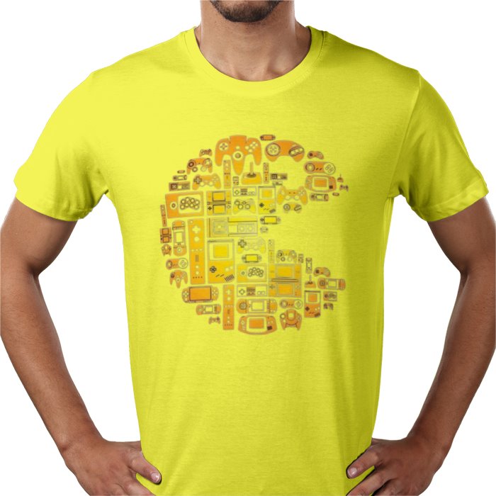 Pac-Man Tech Collage T-Shirt