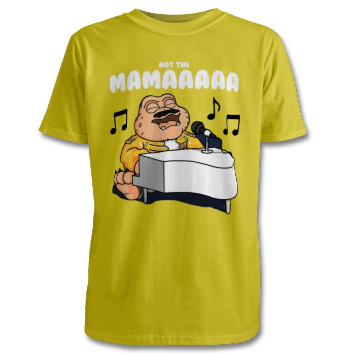 Dinosaurs & Freddy Mercury - Not The Mama T-shirt