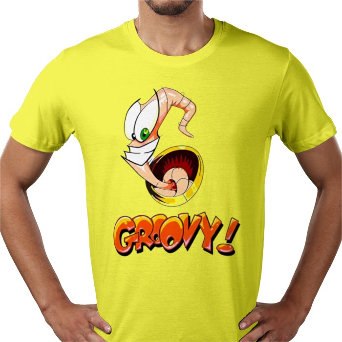Earthworm Jim - Groovy T-shirt