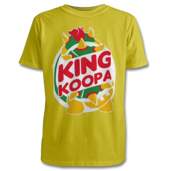 Super Mario Bro's & Burger King - King Koopa T-shirt