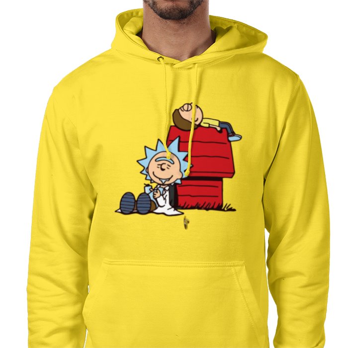 Rick & Morty & Snoopy - Chilling Value Hoodie