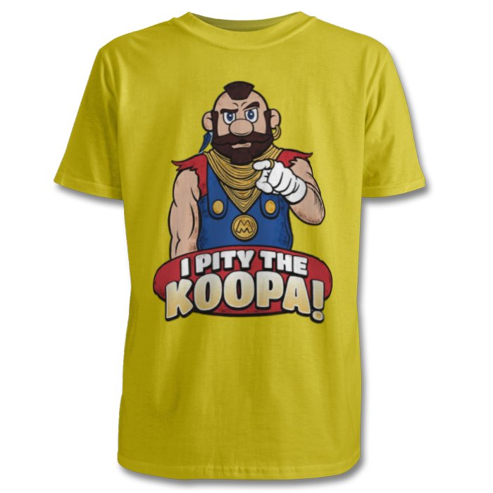 The A Team & Super Mario Bro's - I Pity The Koopa T-shirt