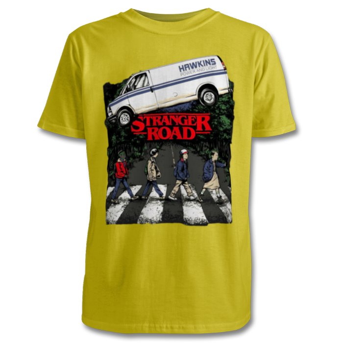 Stranger Things & The Beatles - Abbey Road T-shirt