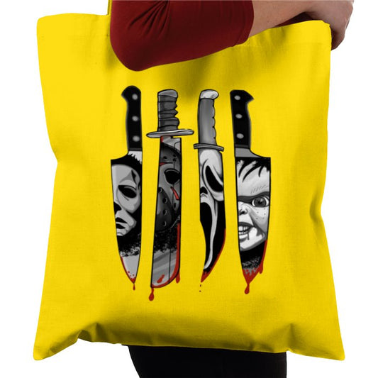 Horror Knifes Tote Bag