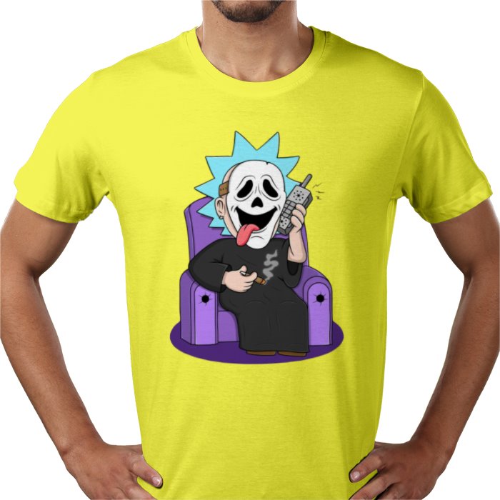 Rick & Morty & Scream - Ghostface Rick T-shirt