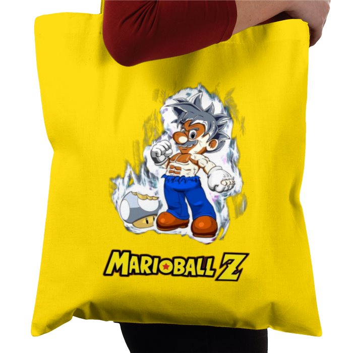 Super Mario Bro's x Dragonball Z - Ultra Instinct Mario Tote Bag