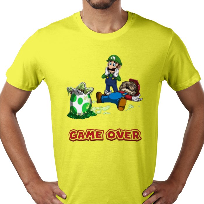 Super Mario x Aliens - Xeno Egg Game Over T-shirt