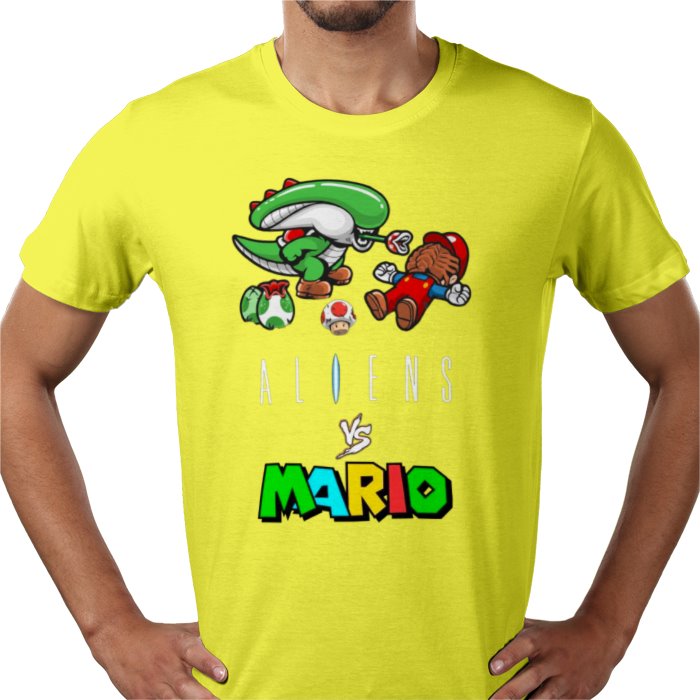 Super Mario x Aliens - Aliens Vs Mario T-shirt