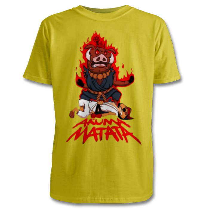 Timone & Pumba & Street Fighter - Akuma Matata T-shirt