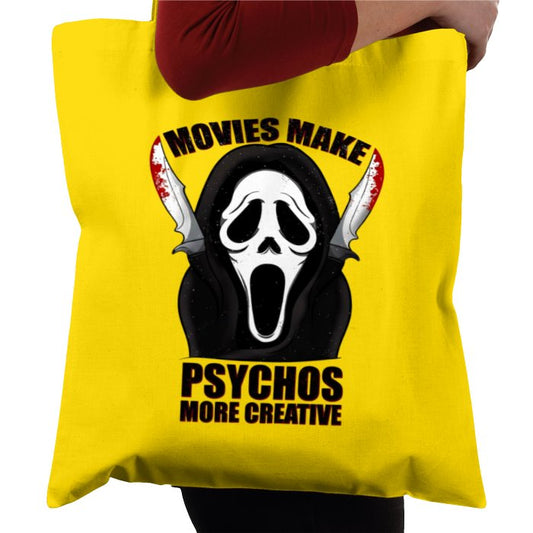 Scream - Creative Psychos Tote Bag