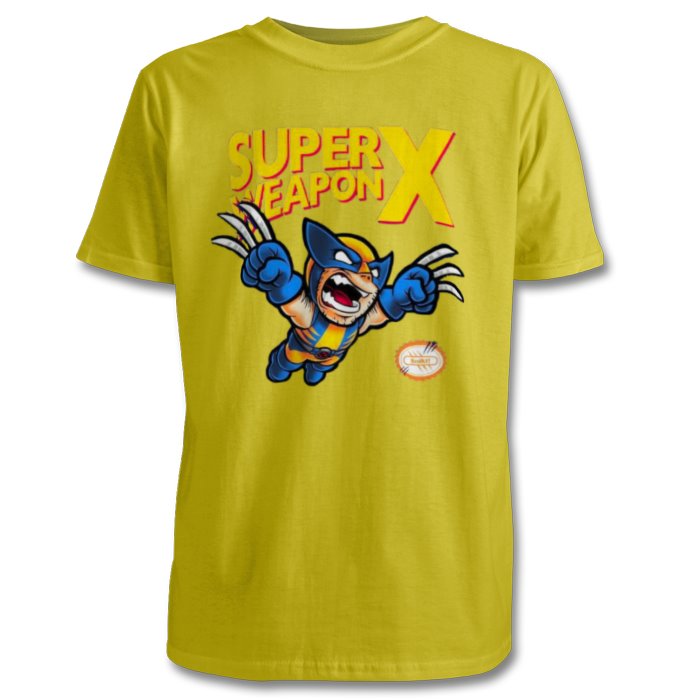 Super Mario Bro's & Wolverine - Super Weapon X T-shirt