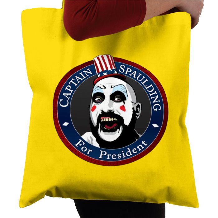 Captain Spaulding For President Tote Bag