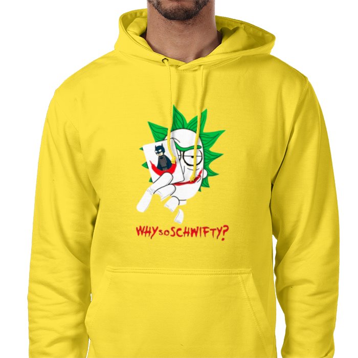 Rick & Morty & Batman - Why So Schwifty Value Hoodie