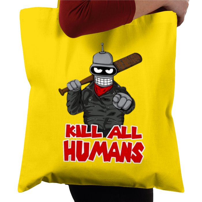 Futurama x The Walking Dead - Kill All Humans Tote Bag