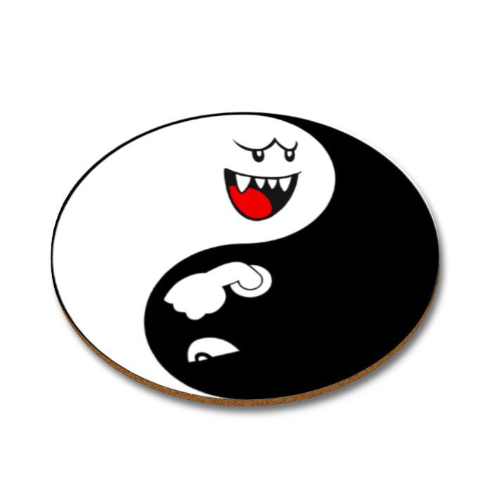 Super Mario Bro's - Ying Yang Round Coasters